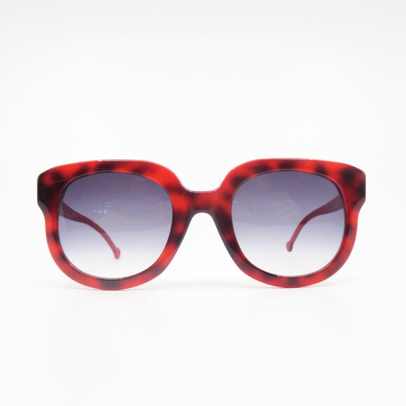 Nathalie Blanc CLAIRE C102 Red & Grey Lenses, Square, New, Women\'s Sunglasses. main image 4